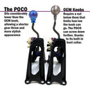ACUITY POCO-Ti Low Profile Shift Knob in Splatter Titanium Finish (M10x1.5)