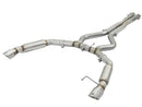 aFe MACH Force-XP 3 in. Cat-Back Exhaust System Aggressive Toned (Polished Tips) – 15–17 Ford Mustang V6/V8