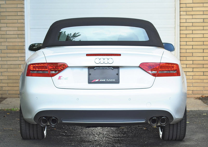 AWE Tuning B8 / B8.5 S5 Cabrio Touring Edition Exhaust - Resonated - Diamond Black Tips