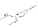 Borla Cat-Back Exhaust – 2015–2016 Dodge Challenger Hellcat 6.2L V8 with Valve Simulator CB Factory Valance - product image 2