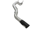 aFe MACH Force-XP 5 in. Stainless Steel DPF-Back Exhaust System (Black Tip) – 13–14 Dodge RAM 6.7L Turbo Diesel Mega Cab