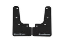 GrimmSpeed Mudflaps - 22-25 Subaru WRX - Black / White Lettering