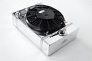 CSF Radiator w/9in Spal Fan - 10.5in H x 10in L x 3.6in W - Universal Drag Race / Tuck