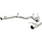 MagnaFlow Axle Back, SS, 3in, Competition, Dual Split Polished 4.5in Tip 2015 Ford Mustang GT V8 5.0