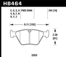 HAWK Performance HT-10 Race Brake Pads (Front) - BMW 330ci / 330i / 330xi / m3 / x3 / z4