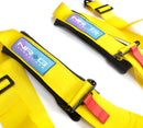 NRG 5PT 3in. Seat Belt Harness / Cam Lock - Yellow – Default Title