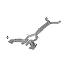 MBRP 3" Quad Rear Exit T409 Stainless Steel Street Profile Cat-Back Exhaust – 2017-2024 Chevrolet Camaro SS 6.2L – MBRP S7032409