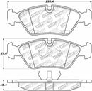 StopTech Sport Brake Pads – 1988-1991 BMW M3 product image 5