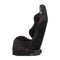 NRG Sport Seats (Pair) Type-R Cloth w/NRG Logo - Black w/Red Stitch