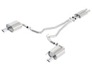 Borla Cat-Back Exhaust – 2015–2017 Ford Mustang 3.7L V6 Single Round Rolled Tips - product image 4