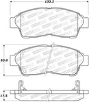 StopTech Sport Brake Pads – 1994-1997 Toyota Celica product image