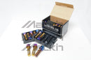 Wheel Mate Mevius Lug Bolt Set – M14x1.25 / 60° Cone Seat – 40 mm Black