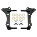Wilwood Powerlite Caliper Mounting Bracket Kit (Rear / 11.38" Rotor / Radial Mount) - 1970-1976 Porsche 914 | 249-17520/21