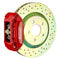 Brembo 11-18 Focus S/SE/SEL/Titanium Front GT BBK 4 Piston Cast 2pc 310x28 1pc Rotor Drilled-Red