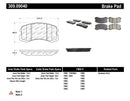 StopTech Sport Brake Pads – 2002-2007 Mitsubishi Lancer product image 5