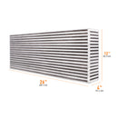 Mishimoto Performance Intercooler – Universal Air-to-Air Core – 26in / 12in / 4in