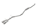 aFe Takeda 2.5 in. 304 Stainless Steel Cat-Back Exhaust System (Polished Tip) – 17–20 Honda Civic SI Coupe 1.5L I4 Turbo