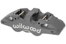 Wilwood AERO4 Brake Caliper - 1.12/1.12 in Piston Bores / 1.10 in Rotor Thickness / Anodized | 120-13338
