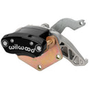 Wilwood MC4 Mechanical Right Brake Caliper - 1.19 in Piston Bore / 1.10 in Rotor Thickness / Black Powder Coat / 2.00 in Mounting Centers | 120-17143-BK