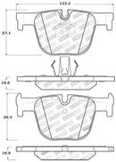 StopTech Sport Brake Pads – 2016 BMW 328i product image