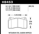 HAWK Performance HT-10 Race Brake Pads (Front) - 17+ Honda Civic Type R / 04-21 Subaru WRX STI / 03-15 Mitsubishi Lancer Evolution
