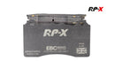 EBC Racing 18mm RP-X Front Brake Pads - Alcon CAR89 4489 D54 Caliper