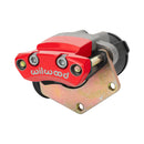Wilwood Electronic Parking Brake Right Caliper - 1.25 in Piston Bore / 1.25 in Rotor Thickness / Red Powder Coat / 2.00 in Mounting Centers / Lug Mount | 120-18277-RD