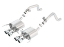 Borla Axle-Back Exhaust – 2014 Chevy Corvette C7 with AFM without NPP Rear Section Quad Tips - product image 3