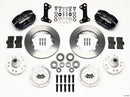 Wilwood Dynapro Dust-Boot Front Brake Kit (11.00 in Undrilled Rotors - Black Calipers) - 1967-1969 Chevrolet Camaro / 1964-1972 Chevrolet Nova / 1964-1972 Chevrolet Chevelle | 140-13202