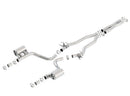 Borla Cat-Back Exhaust – 2015 Dodge Challenger Hellcat 6.2L V8 No Tips Factory Valance - Borla exhaust system