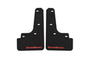 GrimmSpeed Mudflaps - 22-25 Subaru WRX - Black / Red Lettering