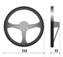 Sparco L575 Steering Wheel - 350mm / 63mm Dish / Leather