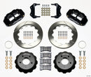Wilwood Narrow Superlite 6R Front Brake Kit (12.88 in Slotted Rotors - Black Calipers) - 1984-1987 Chevrolet Corvette (C4) - Hat Kit | 140-11918