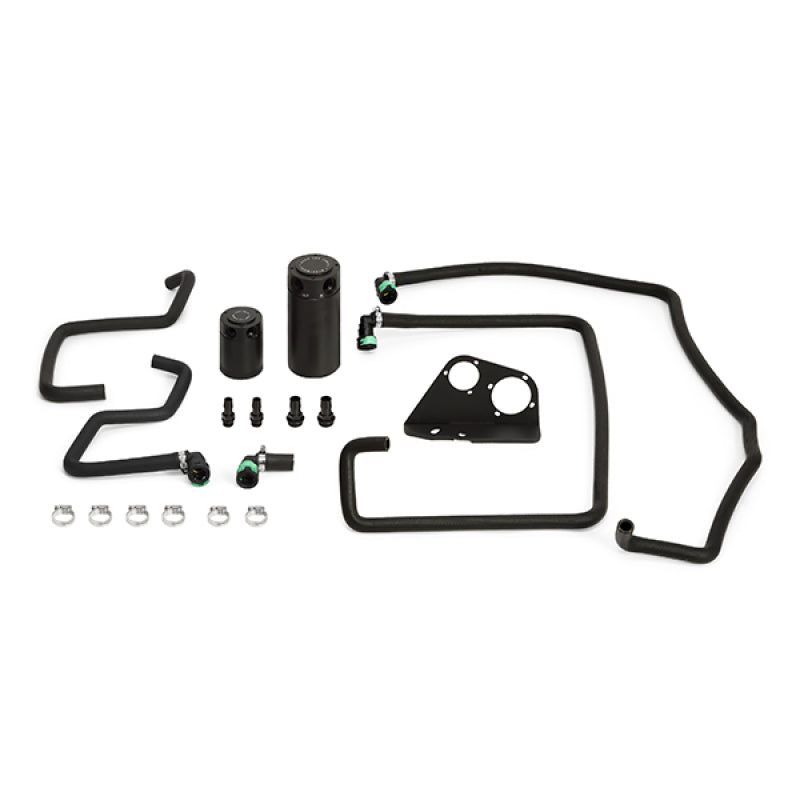 Mishimoto 15-16 Ford F-150 EcoBoost 3.5L Baffled Oil Catch Can Kit - Black