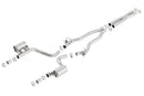 Borla Cat-Back Exhaust – 2015 Dodge Charger Hellcat 6.2L V8 with Valves No Tips Factory Valance - Borla exhaust system