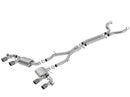 Borla Cat-Back Exhaust – 2017–2018 Chevrolet Camaro ZL1 6.2L V8 with Dual Mode Valves Black Anod - product image 6