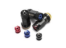 Wheel Mate Muteki Aluminum Closed-End Cap Set – 24-Piece – M12x1.50 Red