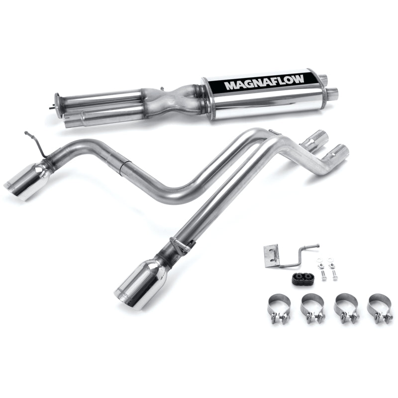 MagnaFlow Sys C/B 03-06 Hummer H2 split rear