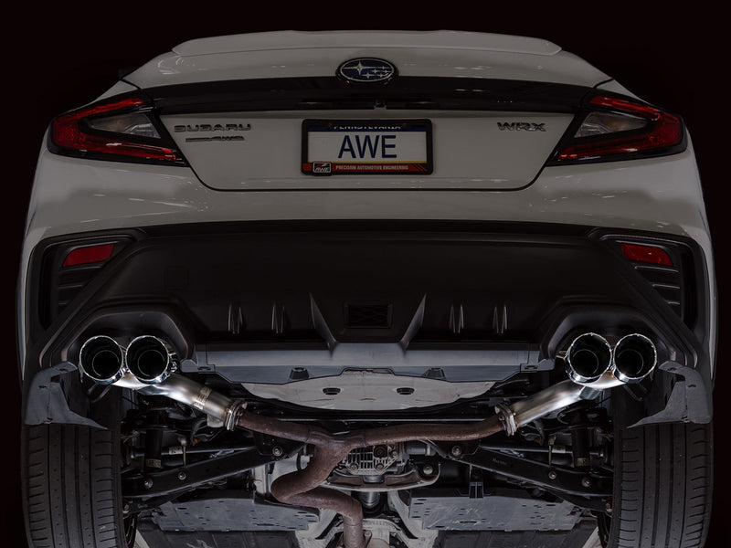 AWE Tuning Axle-Back Exhaust - 22+ Subaru WRX (VB)