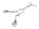 AWE Tuning 16-19 Chevy Camaro SS Non-Res Cat-Back Exhaust - Track Edition (Quad Chrome Silver Tips)