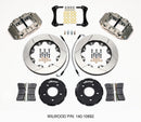 Wilwood Forged Superlite 4R ST Front Brake Kit - 1994-2004 Ford Mustang - Road Race | 140-10692