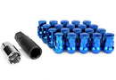 MUTEKI SR35 Closed-End Lug Nut & Lock Set - 12x1.25 | Blue