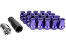 MUTEKI SR35 Closed-End Lug Nut & Lock Set - 12x1.25 | Purple