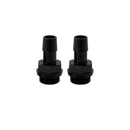 Mishimoto 2pcs. M20x1.5 1/2in Aluminum Catch Can Fittings - Black