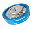NRG Thin Steering Wheel Quick Release – Blue