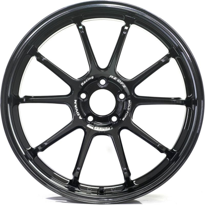 ADVAN RZ-DF2 Wheel - 19x10.0 +25 | 5x114.3 | Racing Titanium Black