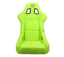 NRG Prisma Fiberglass Bucket Seat – Medium – Neon Green
