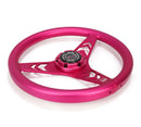 NRG 330mm Arrow Cutout Aluminum Steering Wheel