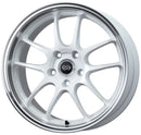 ENKEI PF01SS Wheel - 17x9.0 +60 | 5x114.3 | White w/ Machined Lip