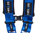 NRG SFI 16.1 5PT 3in. Padded Seat Belt Harness / Latch Link - Blue – Default Title